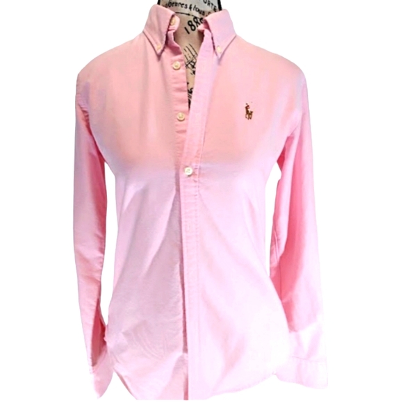 Ralph Lauren Tops - Ralph Lauren Sport Vintage Classic Button Down Pink Size 4